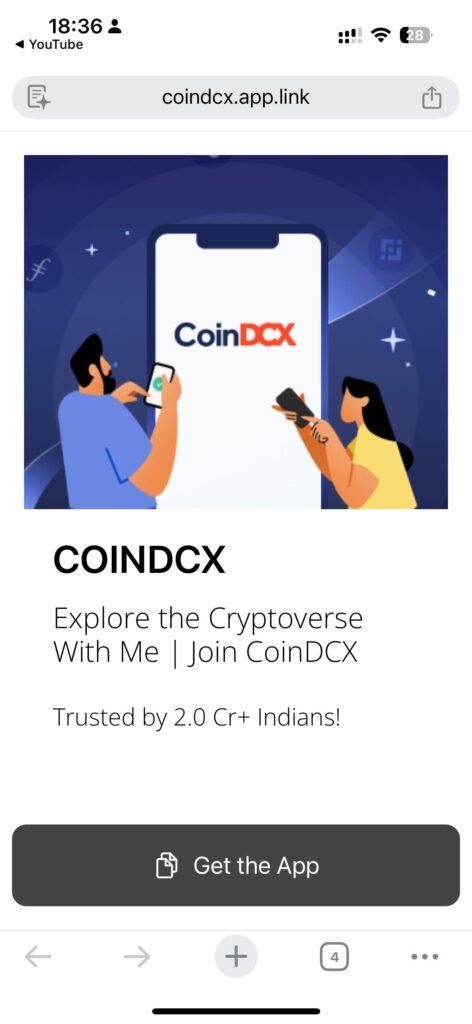 Download CoinDCX app 