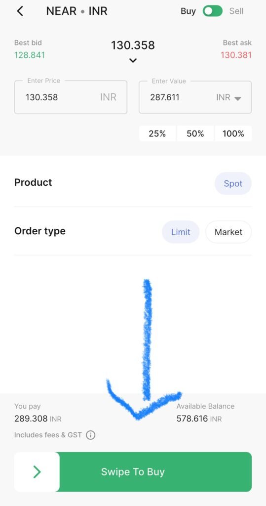 Swipe to Buy