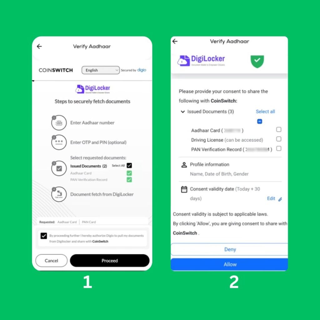 Approve DigiLocker permission